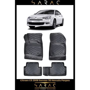 Rizline Citroen C5 2022 Model 3D Havuzlu Paspas