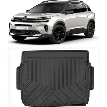 Rizline Citroen C5 Aircross Üst Konum 2023 Sonrası Siyah 3D Bagaj Havuzu