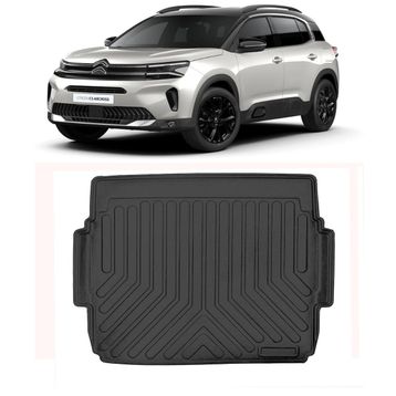 Rizline Citroen C5 Aircross Üst Konum 2023 Sonrası Siyah 3D Bagaj Havuzu
