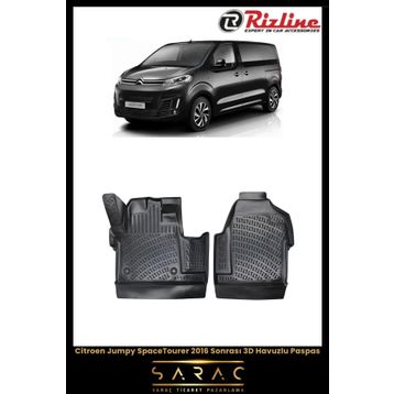 Rizline Citroen Jumpy Spacetourer 2016 Sonrasi 3D Havuzlu Paspas