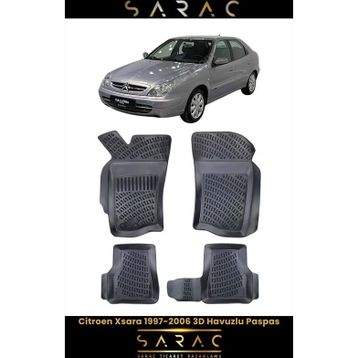 Rizline Citroen Xsara 2000 Model 3D Havuzlu Paspas