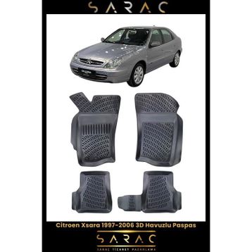 Rizline Citroen Xsara 2004 Model 3D Havuzlu Paspas