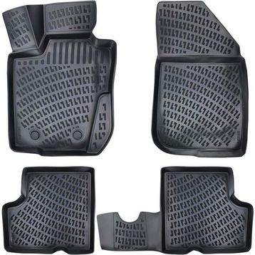 Rizline Dacia Duster 4WD 2010-2017 Siyah 3D Havuzlu Paspas