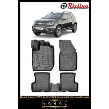 Rizline Dacia Duster 4x2 2023 Model 3D Havuzlu Paspas
