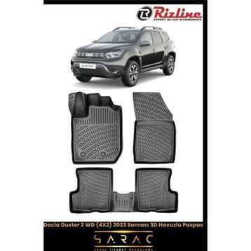 Rizline Dacia Duster 4x2 2024 Model 3D Havuzlu Paspas