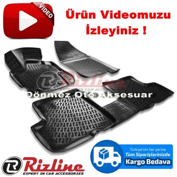 Rizline Dacia Duster 4x2 3D Havuzlu Paspas