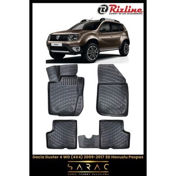 Rizline Dacia Duster 4x4 2015 Model 3D Havuzlu Paspas