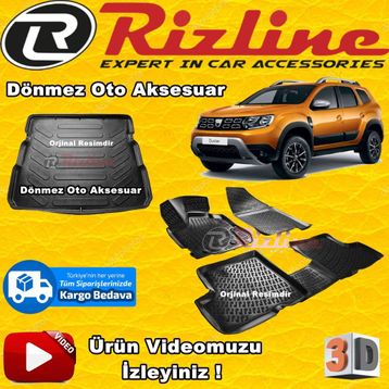 Rizline Dacia Duster 4x4 3D Bagaj Havuzu