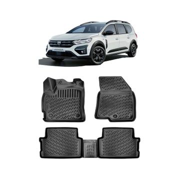 Rizline Dacia Jogger 2022 Sonrası 3D Siyah Havuzlu Paspas