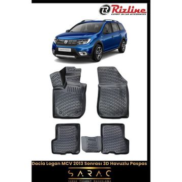 Rizline Dacia Logan 2020 3D Havuzlu Paspas