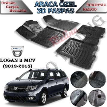 Rizline Dacia Logan MCV 3D Havuzlu Paspas