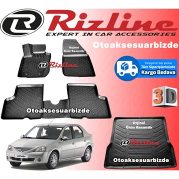 Rizline Dacia Logan MCV 3D Havuzlu Paspas