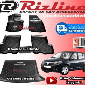 Rizline Dacia Sandero 3D Bagaj Havuzu
