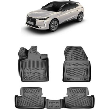 Rizline DS4 2021 Sonrası 3D Siyah Havuzlu Paspas