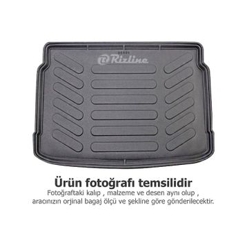 Rizline Fiat Bravo 2008 Sonrası Araca Özel Tasarım 3D Bagaj Havuzu