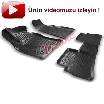 Rizline Fiat Doblo 2000-2009 3D Havuzlu Paspas