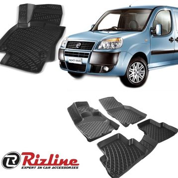 Rizline Fiat Doblo 2001-09 3D Havuzlu Paspas