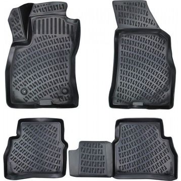Rizline Fiat Doblo 2010-2022 Bej Siyah 3D Havuzlu Paspas