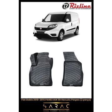 Rizline Fiat Doblo Panelvan 2023 Model 3D Havuzlu Paspas