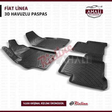 Rizline Fiat Linea 3D Havuzlu Paspas