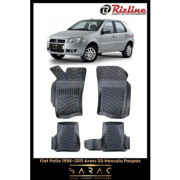 Rizline Fiat Palio 5 Kapı 2000 Model 3D Havuzlu Paspas