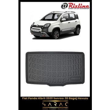 Rizline Fiat Panda Hibrit 2020 Sonrası 3D Havuzlu Paspas