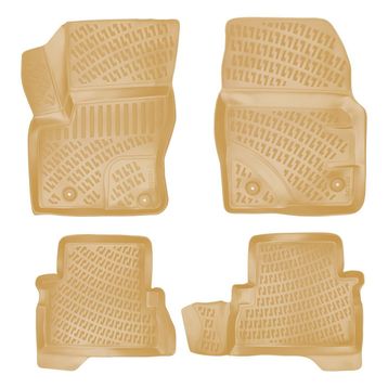 Rizline Ford C-Max 2003-2010 Bej 3D Havuzlu Paspas