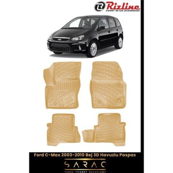 Rizline Ford C-Max 2016 3D Havuzlu Paspas