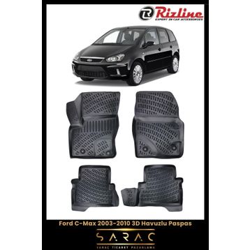 Rizline Ford C-Max 2018 3D Havuzlu Paspas