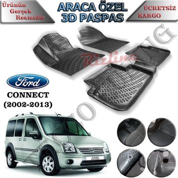 Rizline Ford Connect 2002-2013 3D Havuzlu Paspas