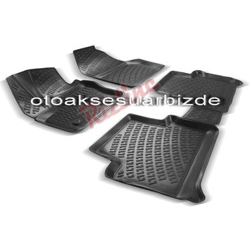 Rizline Ford Connect 2014 2019siyah 3D Havuzlu Paspas