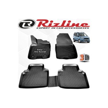 Rizline Ford Courier 2014+ 3D Havuzlu Paspas
