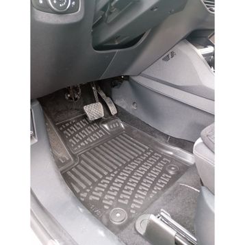 Rizline Ford Courier 2024+ 3D Siyah Havuzlu Paspas