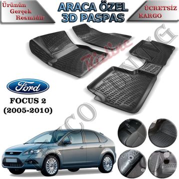 Rizline Ford Focus 2005-2010 3D Havuzlu Paspas