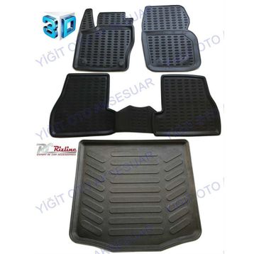 Rizline Ford Focus 4 Sedan 2014-2018 3D Paspas Bagaj Havuzu