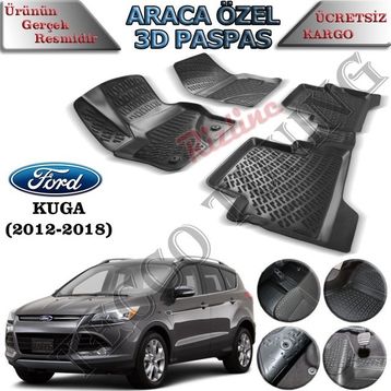 Rizline Ford Kuga 2012-2018 3D Havuzlu Paspas