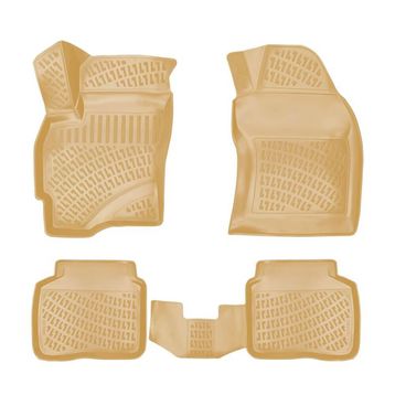 Rizline Ford Mondeo 2001-2007 Uyumlu 3D Havuzlu Bej Paspas