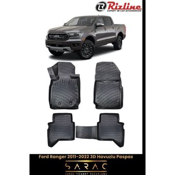Rizline Ford Ranger 2012 Model 3D Havuzlu Paspas