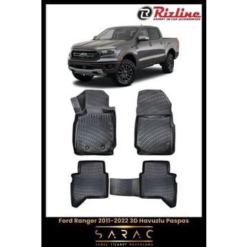 Rizline Ford Ranger 2021 Model 3D Havuzlu Paspas