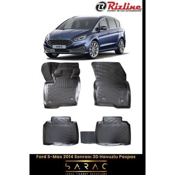 Rizline Ford S-Max 2015 3D Havuzlu Paspas