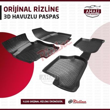 Rizline Ford Transit Kapalı Kasa 2020 Sonrası 3D Havuzlu Paspas