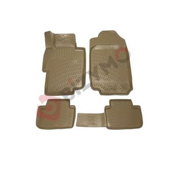Rizline Honda Accord 2003-2008 3D Bej Havuzlu Paspas