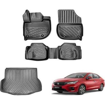 Rizline Honda City 2021 ve Sonrası 3D Bagaj Havuzu Paspas Takımı
