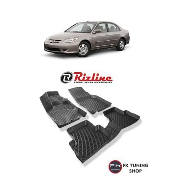 Rizline Honda Civic 2006-2012 3D Havuzlu Paspas