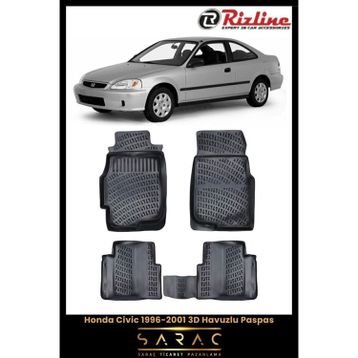 Rizline Honda Civic Sedan 2000 Model 3D Havuzlu Paspas
