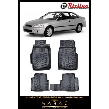 Rizline Honda Civic Sedan 2000 Model 3D Havuzlu Paspas