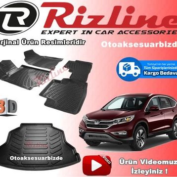 Rizline Honda CR-V 2013-2017 3D Bagaj Havuzu