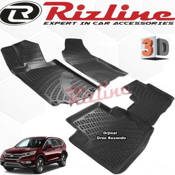 Rizline Honda CR-V 2013-2018 3D Havuzlu Paspas