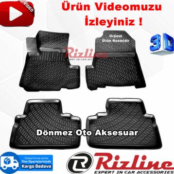 Rizline Honda CRV 2013 3D Havuzlu Paspas