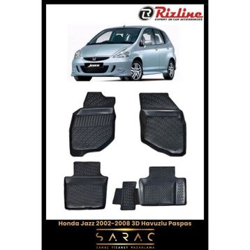 Rizline Honda Jazz 2008 Model 3D Havuzlu Paspas